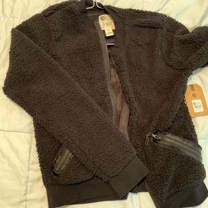 Billabong Black Fuzzy Jacket Size M